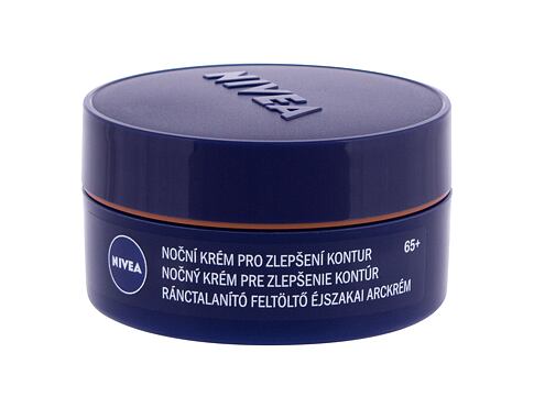 Noční pleťový krém Nivea Anti-Wrinkle + Contouring 65+ 50 ml poškozená krabička