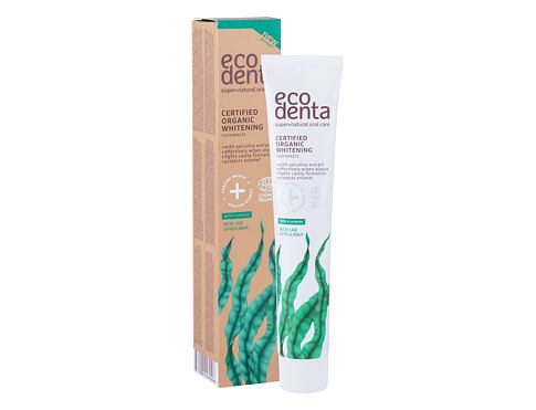 Zubní pasta Ecodenta Organic Spirulina Whitening 75 ml poškozená krabička