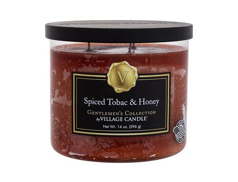 Vonná svíčka Village Candle Gentlemen's Collection Spiced Tobac & Honey 396 g