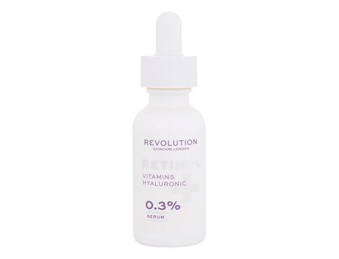 Pleťové sérum Revolution Skincare Retinol Vitamins Hyaluronic 0,3% 30 ml poškozená krabička