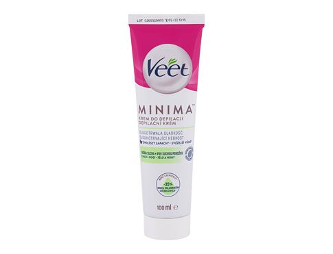 Depilační přípravek Veet Minima Hair Removal Cream Dry Skin 100 ml poškozená krabička
