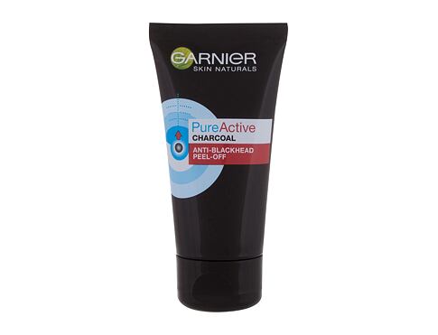 Pleťová maska Garnier Pure Active Charcoal Anti-Blackhead Peel-Off 50 ml poškozená krabička