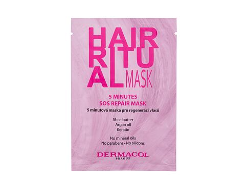 Maska na vlasy Dermacol Hair Ritual 5 Minutes SOS Repair Mask 15 ml