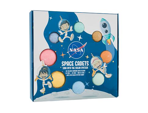 Bomba do koupele NASA Space Cadets Bath Fizzers Kit 90 g poškozená krabička Kazeta