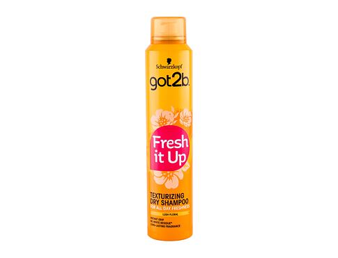 Suchý šampon Schwarzkopf Got2b Fresh It Up Texturizing 200 ml poškozený flakon