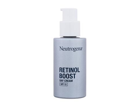 Denní pleťový krém Neutrogena Retinol Boost Day Cream SPF15 50 ml poškozená krabička