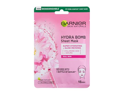 Pleťová maska Garnier Skin Naturals Hydra Bomb Sakura 1 ks