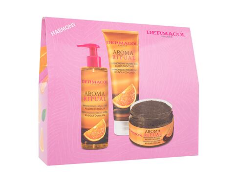 Sprchový gel Dermacol Aroma Ritual Belgian Chocolate 250 ml poškozená krabička Kazeta