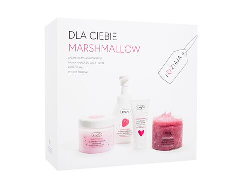 Tělový peeling Ziaja I ♥ Ziaja Marshmallow 300 ml Kazeta
