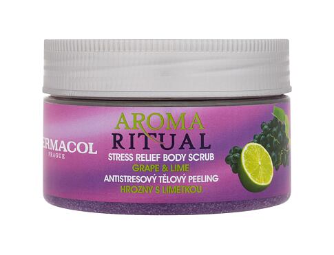 Tělový peeling Dermacol Aroma Ritual Grape & Lime 200 g