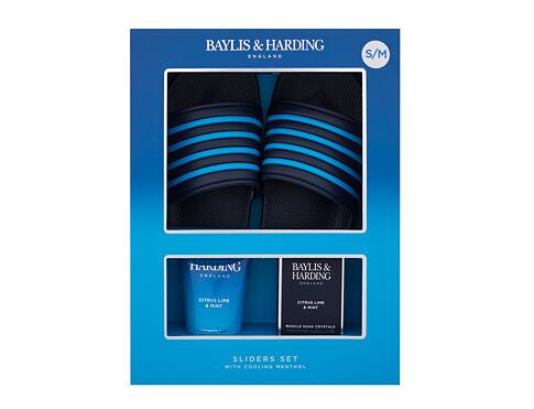 Sprchový gel Baylis & Harding Citrus Lime Mint Sliders Set 140 ml poškozená krabička Kazeta