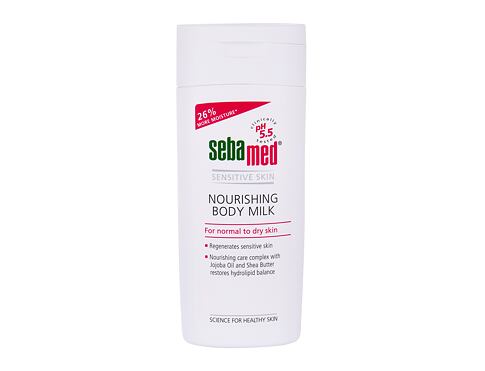 Tělové mléko SebaMed Sensitive Skin Nourishing 200 ml poškozená krabička