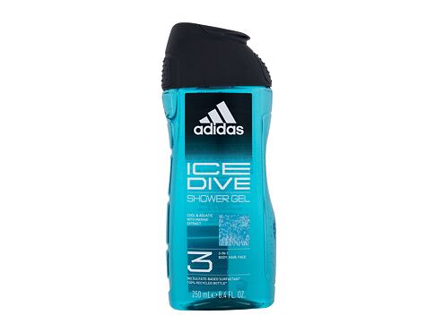 Sprchový gel Adidas Ice Dive Shower Gel 3-In-1 250 ml