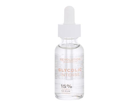 Pleťové sérum Revolution Skincare Glycolic Acid Intense 15% 30 ml poškozená krabička
