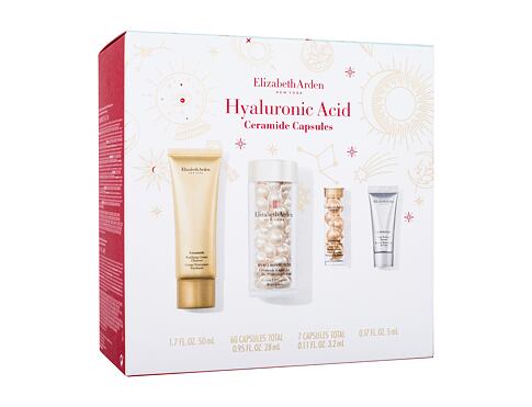 Pleťové sérum Elizabeth Arden Hyaluronic Acid Ceramide Capsules Set 60 ks poškozená krabička Kazeta