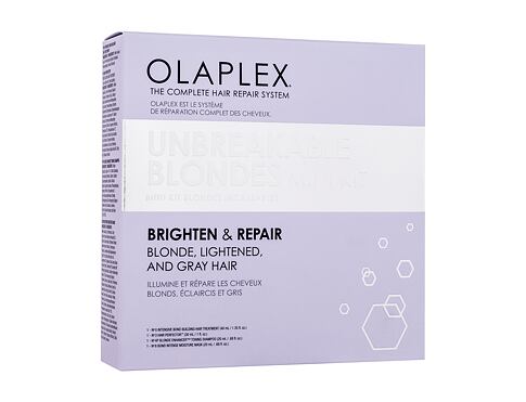 Sérum na vlasy Olaplex Unbreakable Blondes Mini Kit 40 ml poškozená krabička Kazeta