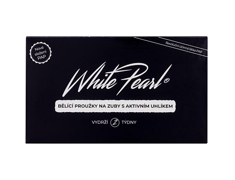 Bělení zubů White Pearl PAP Charcoal Whitening Strips 28 ks