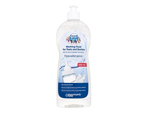 Čištění a sterilizace Canpol babies Washing Fluid For Teats And Bottles 500 ml poškozený flakon