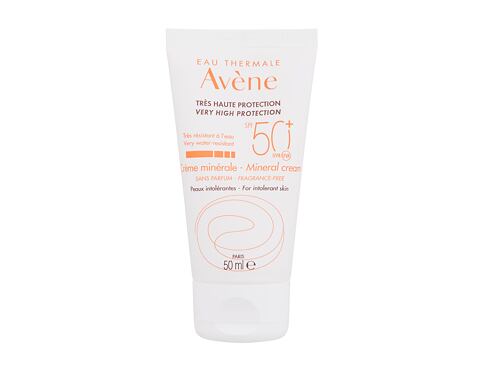 Opalovací přípravek na obličej Avene Sun Mineral Cream SPF50+ 50 ml