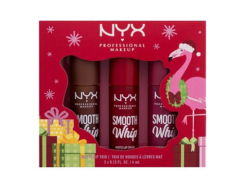 Rtěnka NYX Professional Makeup Fa La La L.A. Land Smooth Whip Matte Lip Cream Trio 3x4 ml Kazeta