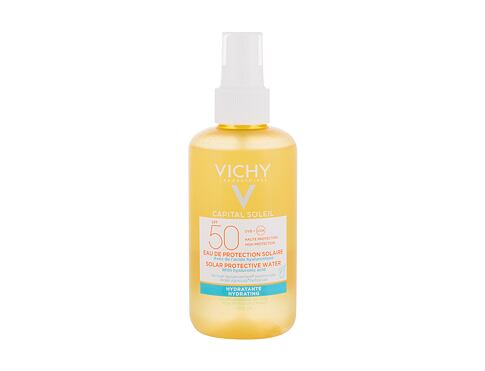 Opalovací přípravek na tělo Vichy Capital Soleil Solar Protective Water SPF50 200 ml poškozený flakon