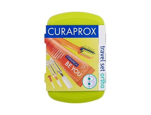Klasický zubní kartáček Curaprox Travel Ortho Green 1 ks