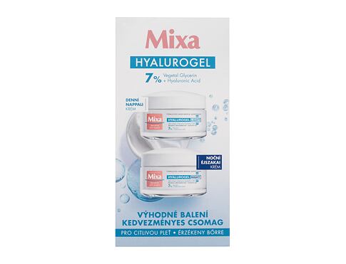 Denní pleťový krém Mixa Hyalurogel 50 ml poškozená krabička Kazeta