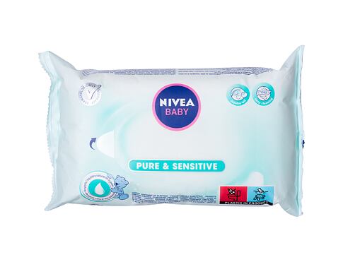 Čisticí ubrousky Nivea Baby Pure & Sensitive 63 ks