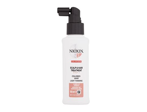 Bezoplachová péče Nioxin System 3 Scalp & Hair Treatment 100 ml poškozená krabička