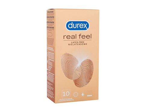 Kondomy Durex Real Feel 10 ks poškozená krabička