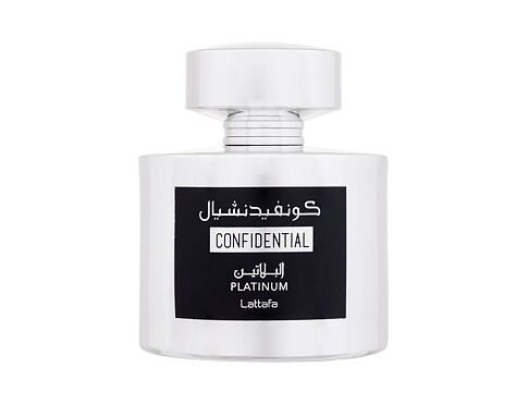 Parfémovaná voda Lattafa Confidential Platinum 100 ml poškozená krabička