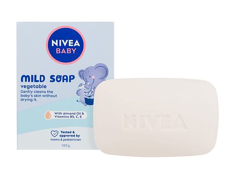 Tuhé mýdlo Nivea Baby Mild Soap 100 g poškozená krabička