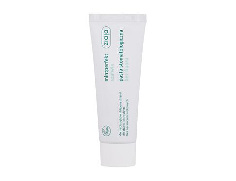 Zubní pasta Ziaja Mintperfect Sage Fluoride-Free 75 ml poškozená krabička