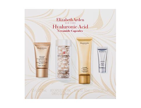 Pleťové sérum Elizabeth Arden Ceramide Hyaluronic Acid Capsules Hydra-Plumping Serum 60 ks poškozená krabička Kazeta