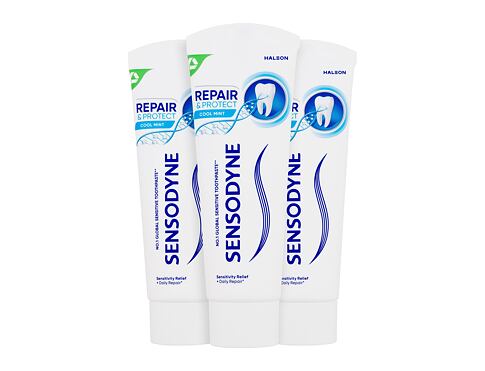 Zubní pasta Sensodyne Repair & Protect Trio 3x75 ml poškozená krabička
