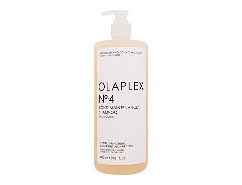 Šampon Olaplex Bond Maintenance No. 4 1000 ml poškozený flakon