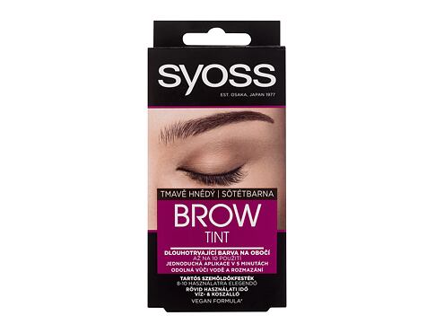 Barva na obočí Syoss Brow Tint 17 ml Dark Brown