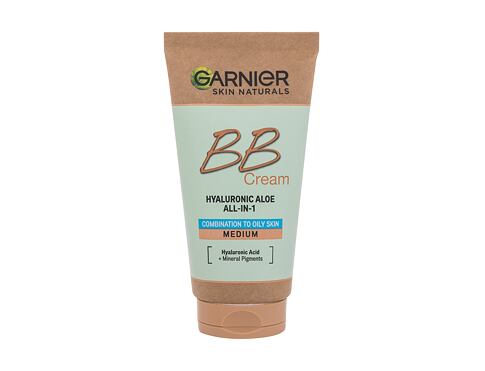 BB krém Garnier Skin Naturals BB Cream Hyaluronic Aloe All-In-1 50 ml Medium poškozená krabička