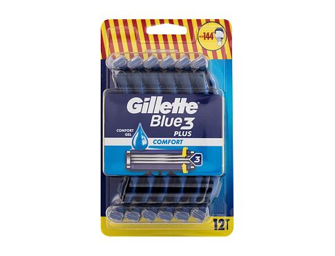 Holicí strojek Gillette Blue3 Comfort 12 ks poškozená krabička
