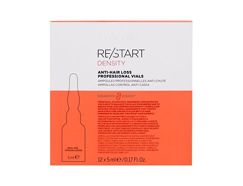Přípravek proti padání vlasů Revlon Professional Re/Start Density Anti-Hair Loss Professional Vials 60 ml poškozená krabička