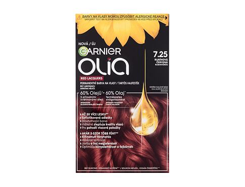 Barva na vlasy Garnier Olia Red Lacquers 60 g 7.25 Ruby Red