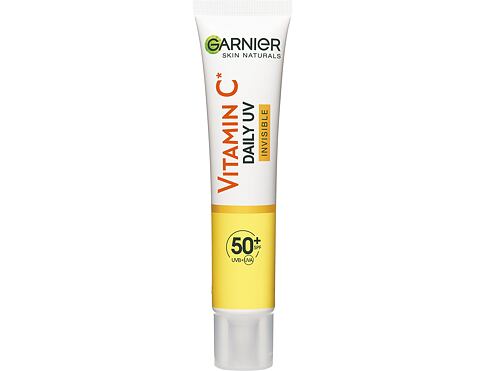 Denní pleťový krém Garnier Skin Naturals Vitamin C Daily UV Invisible SPF50+ 40 ml