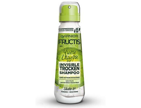 Suchý šampon Garnier Fructis Yuzu Lemon Invisible Dry Shampoo 100 ml