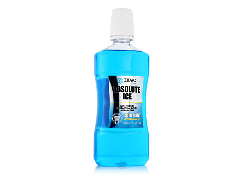 Ústní voda Zidac Laboratories Absolute Ice Coolmint Mouthwash 500 ml