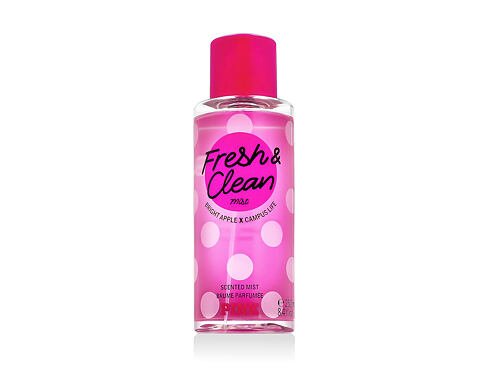 Tělový sprej Victoria´s Secret Pink Fresh & Clean Bright Apple X Campus Life 250 ml