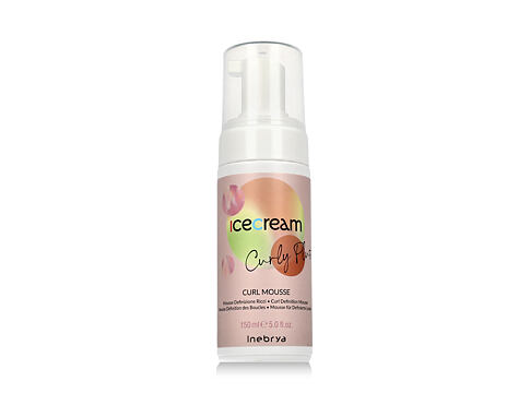 Pro podporu vln Inebrya Ice Cream Curly Plus Curl Mousse 150 ml