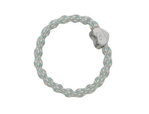 Gumička na vlasy By Eloise London Metallic Silver Heart Maldives 1 ks