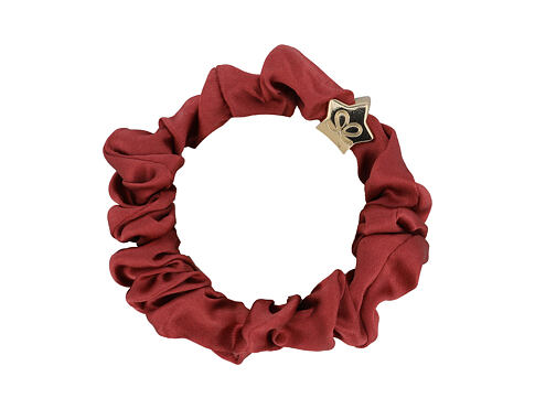 Gumička na vlasy By Eloise London Silk Scrunchie Gold Star Persimmon 1 ks