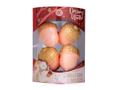 Bomba do koupele Accentra Dreamy Winter Vanilla Sugar Fizzer 4x30 g
