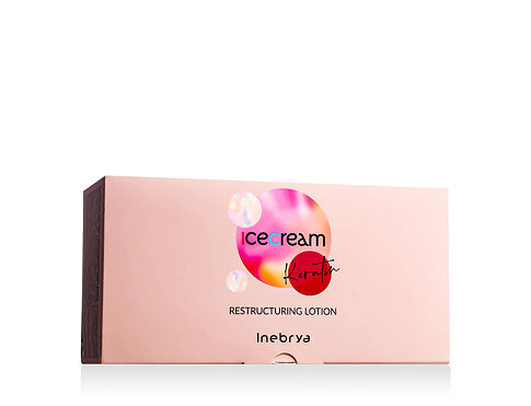 Sérum na vlasy Inebrya Ice Cream Keratin Restructuring Lotion 12x11 ml